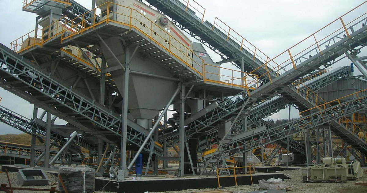 Steel structures for conveyors